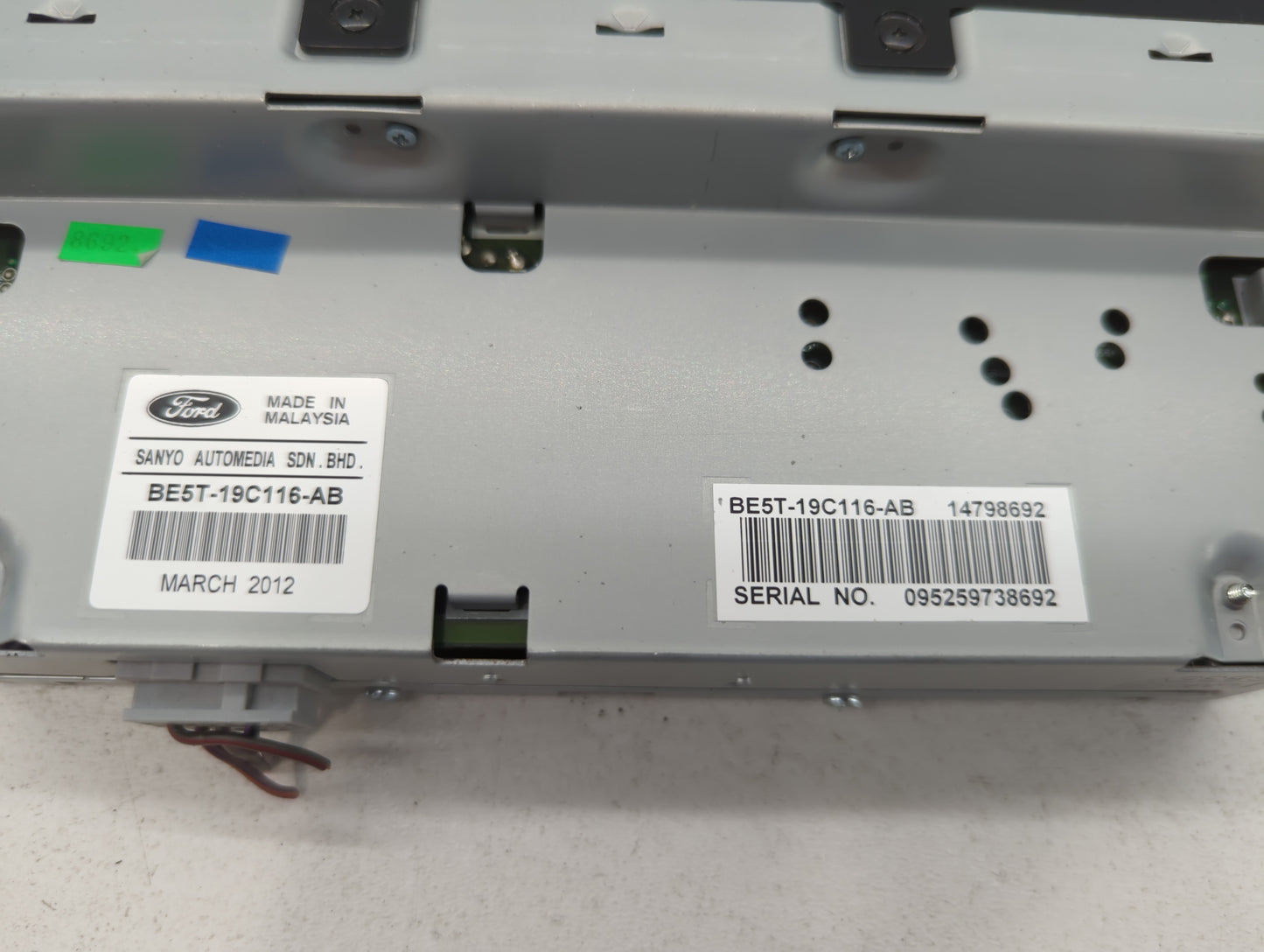 2010-2012 Ford Fusion Information Display Screen - Oemusedautoparts1.com