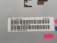 2011-2012 Ford Fusion Radio AM FM Cd Player Receiver Replacement P/N:BE5T-18D822-AB Fits Fits 2011 2012 OEM Used Auto Parts 