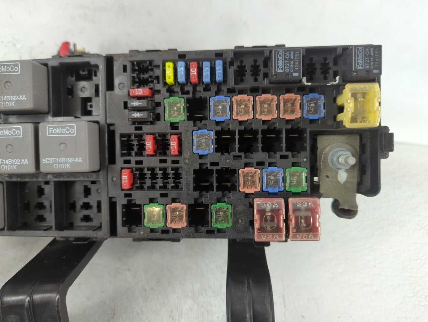 2010-2012 Ford Fusion Fusebox Fuse Box Panel Relay Module P/N:BE5T-14290-H Fits Fits 2010 2011 2012 OEM Used Auto Parts - Oe