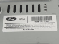 2010-2012 Ford Fusion Radio AM FM Cd Player Receiver Replacement P/N:BE5T-19C157-AB Fits Fits 2010 2011 2012 OEM Used Auto P