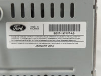 2010-2012 Ford Fusion Radio AM FM Cd Player Receiver Replacement P/N:BE5T-19C157-AB Fits Fits 2010 2011 2012 OEM Used Auto P