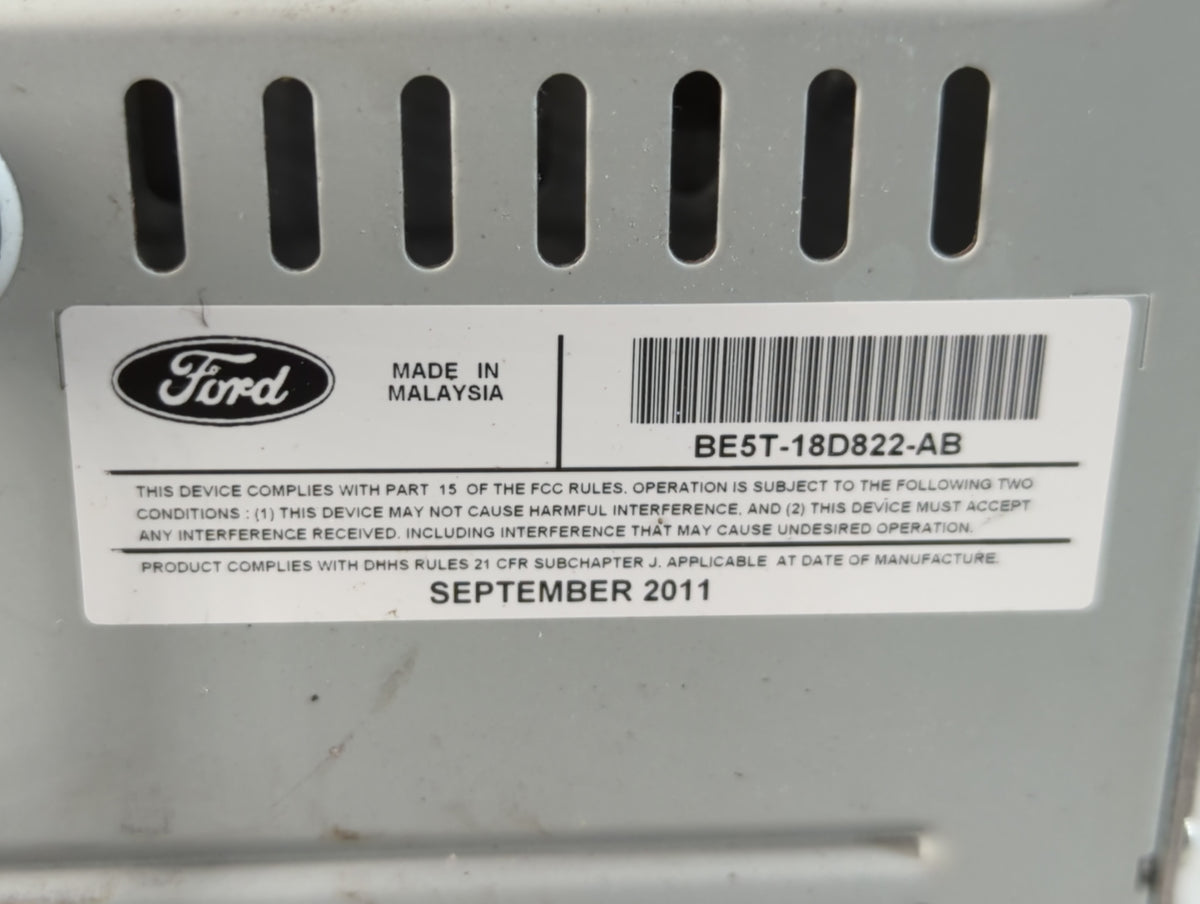 2010-2012 Ford Fusion Am Fm Cd Player Radio Receiver 765267 - Oemusedautoparts1.com