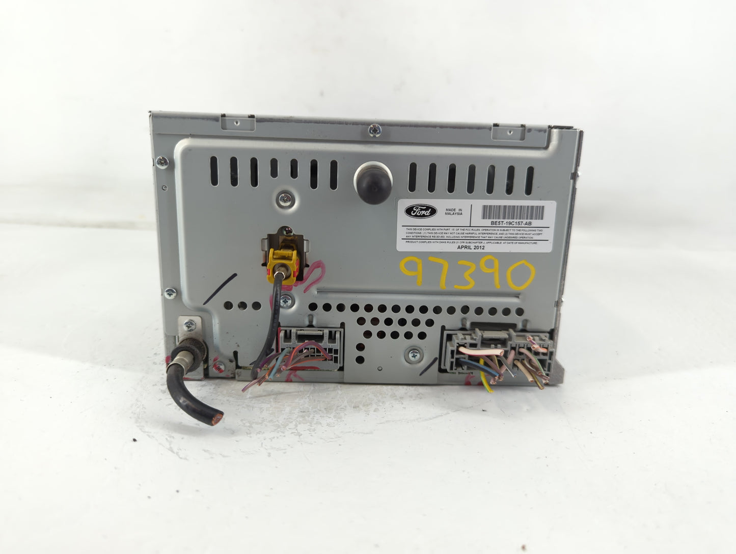 2010-2012 Ford Fusion Radio AM FM Cd Player Receiver Replacement P/N:BE5T-18D822-AB Fits Fits 2010 2011 2012 OEM Used Auto P