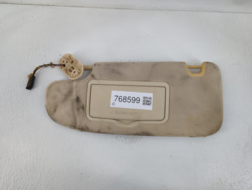 2010-2012 Ford Fusion Sun Visor Shade Replacement Driver Left Mirror Fits Fits 2010 2011 2012 OEM Used Auto Parts