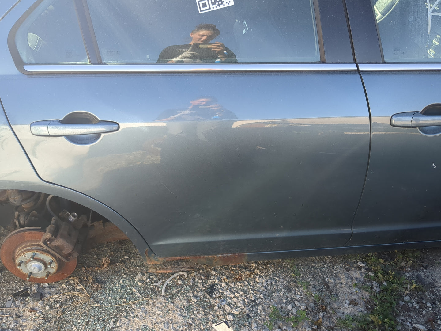 2006-2012 Ford Fusion Passenger Rear Door Oem - Oemusedautoparts1.com