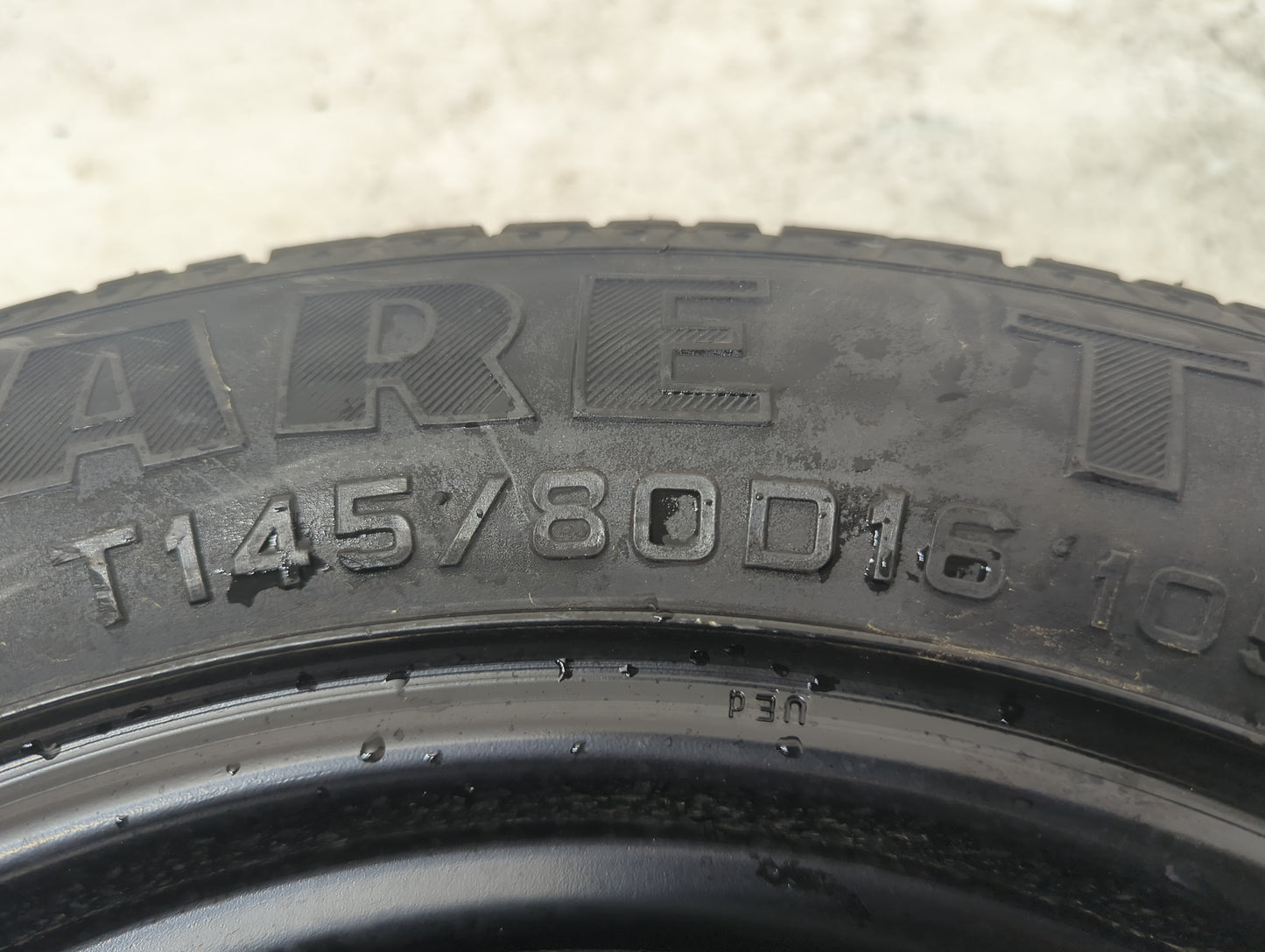 2012 Ford Fusion Spare Donut Tire Wheel Rim Oem 835646 - Oemusedautoparts1.com