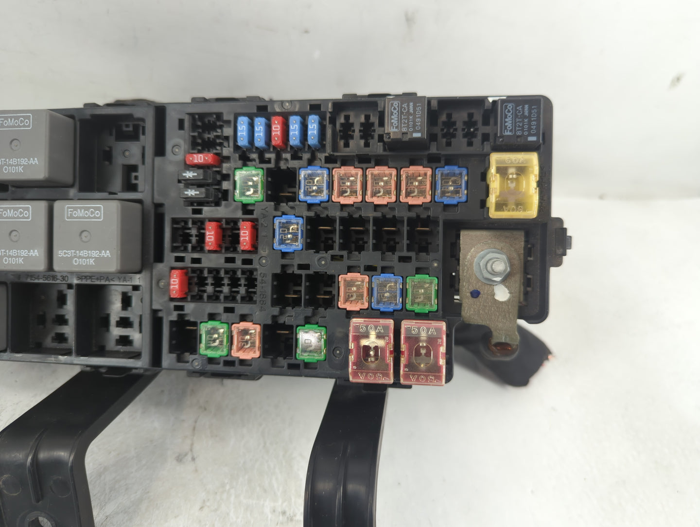2010-2012 Ford Fusion Fusebox Fuse Box Panel Relay Module P/N:6E5T-14A003-AB Fits Fits 2010 2011 2012 OEM Used Auto Parts - 