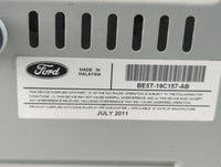 2010-2012 Ford Fusion Radio AM FM Cd Player Receiver Replacement P/N:BE5T-19C157-AB Fits Fits 2010 2011 2012 OEM Used Auto P