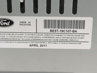 2011-2012 Ford Fusion Radio AM FM Cd Player Receiver Replacement P/N:BE5T-19C107-BA Fits Fits 2011 2012 OEM Used Auto Parts 
