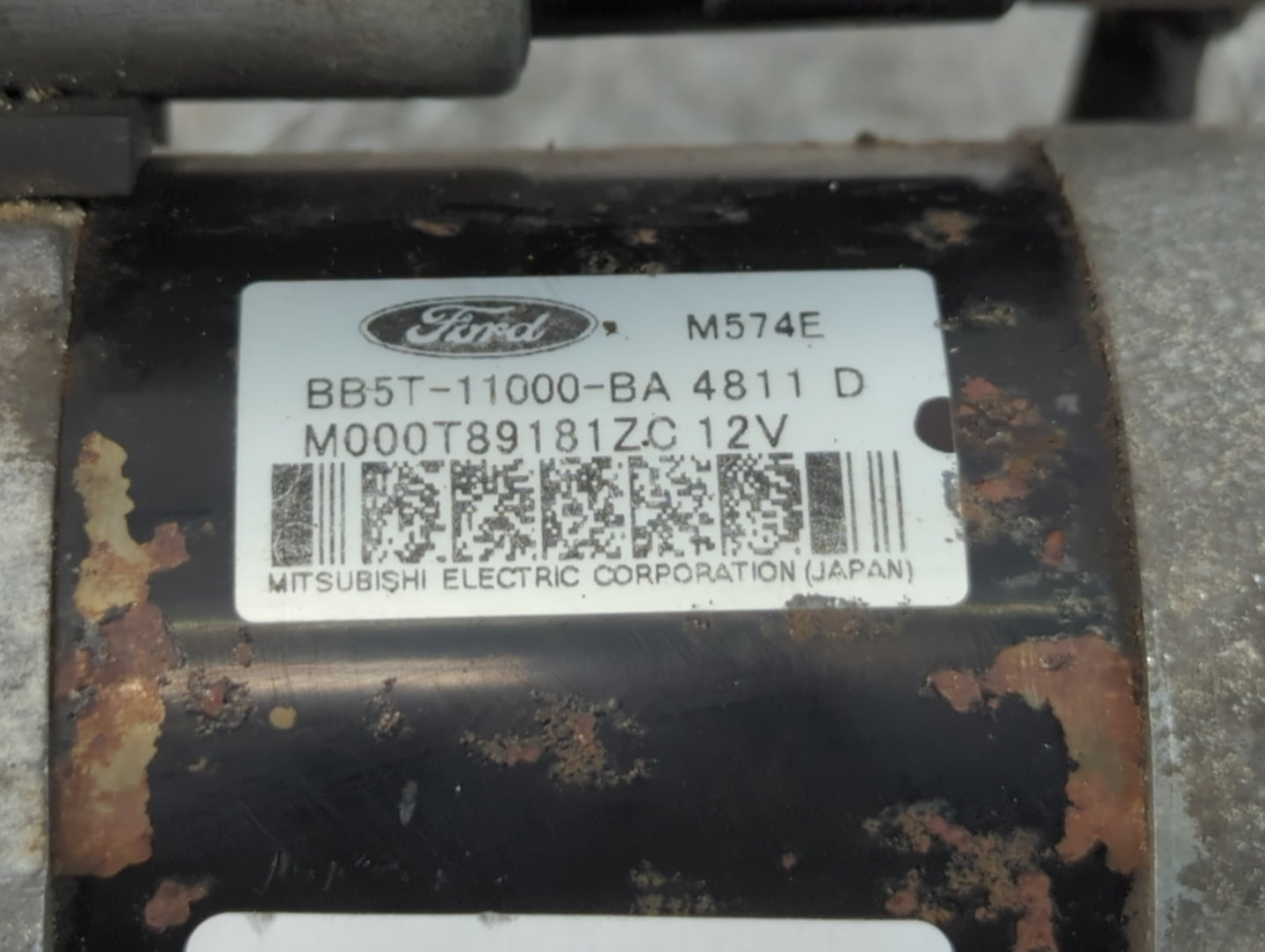 2011-2012 Ford Fusion Car Starter Motor Solenoid OEM P/N:BB5T-11000-BA Fits OEM Used Auto Parts - Oemusedautoparts1.com