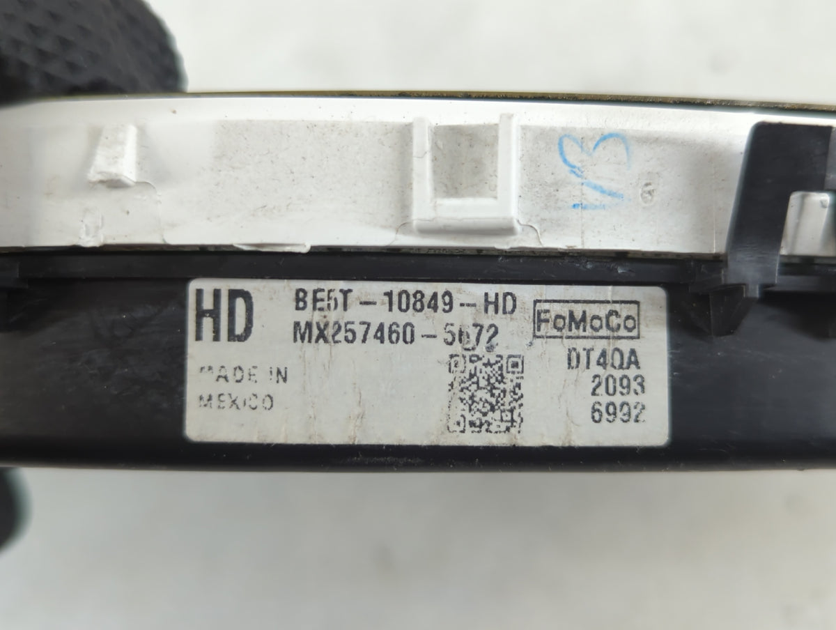 2011-2012 Ford Fusion Instrument Cluster Speedometer Gauges P/N:BE5T-10849-HD Miles:146K Fits Fits 2011 2012 OEM Used Auto P