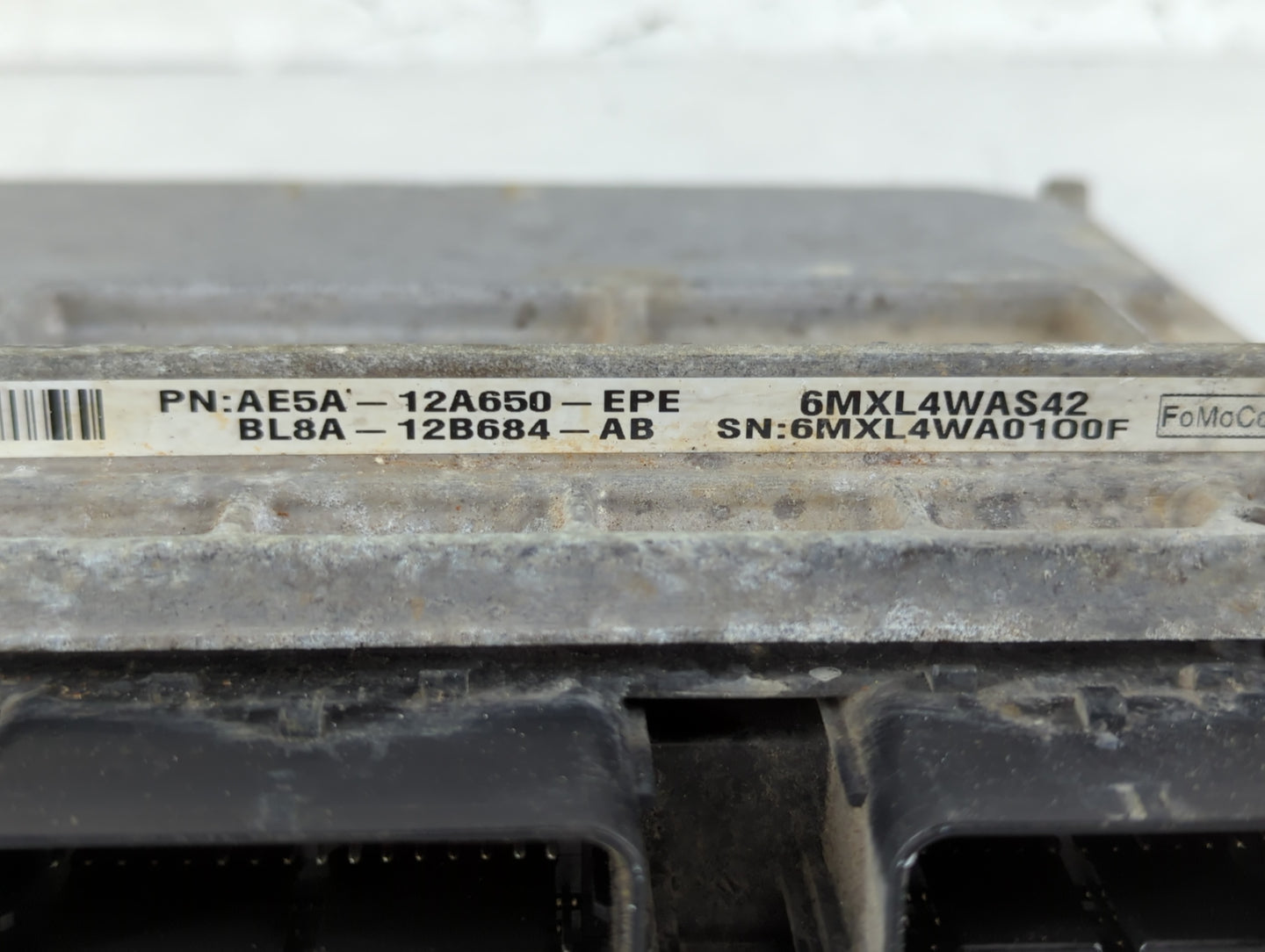 2012 Ford Fusion PCM Engine Control Computer ECU ECM PCU OEM P/N:BL8A-12B684-AB AE5A-12A650-EPE Fits OEM Used Auto Parts - O