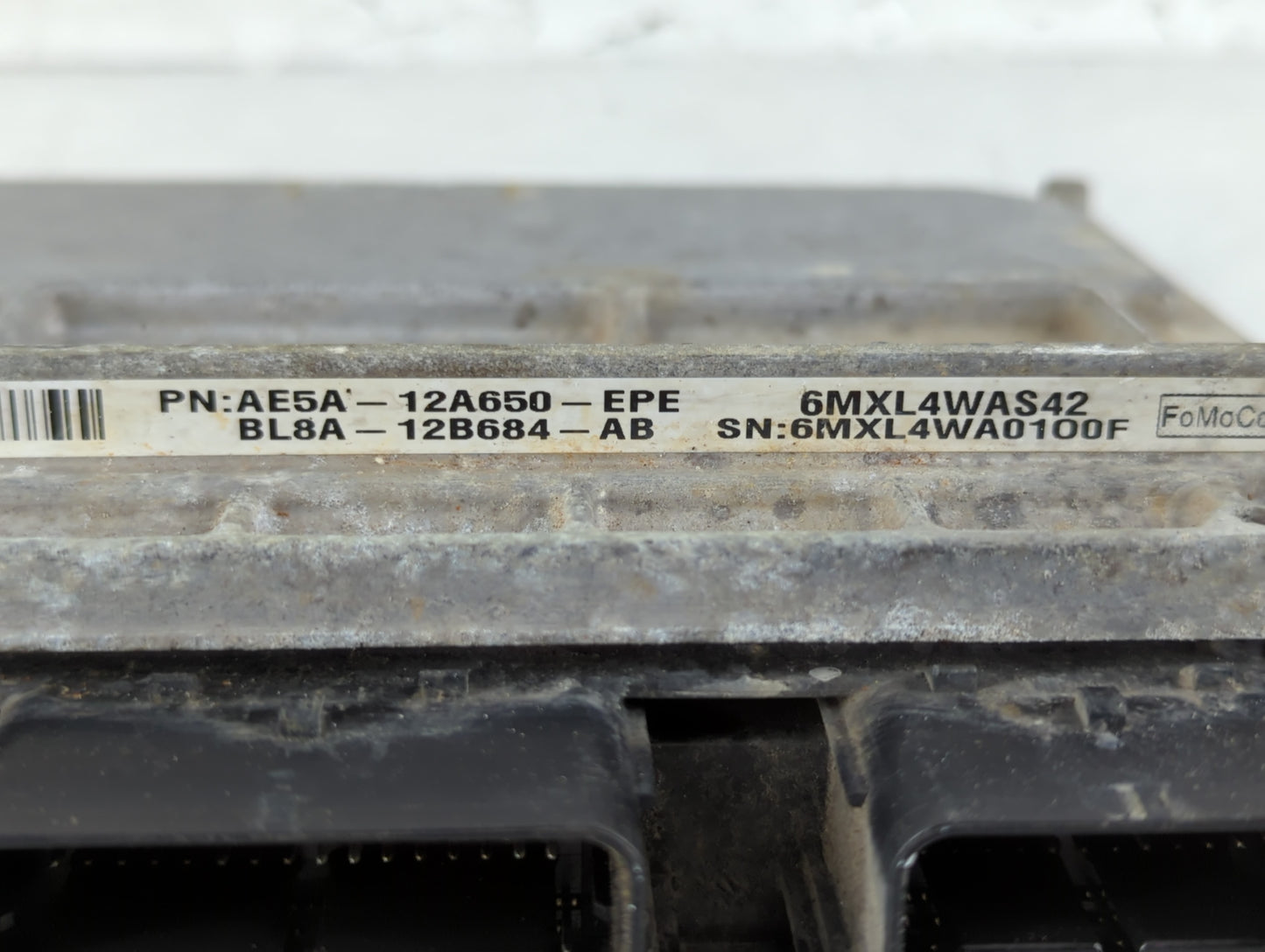 2012 Ford Fusion PCM Engine Control Computer ECU ECM PCU OEM P/N:BL8A-12B684-AB AE5A-12A650-EPE Fits OEM Used Auto Parts - O