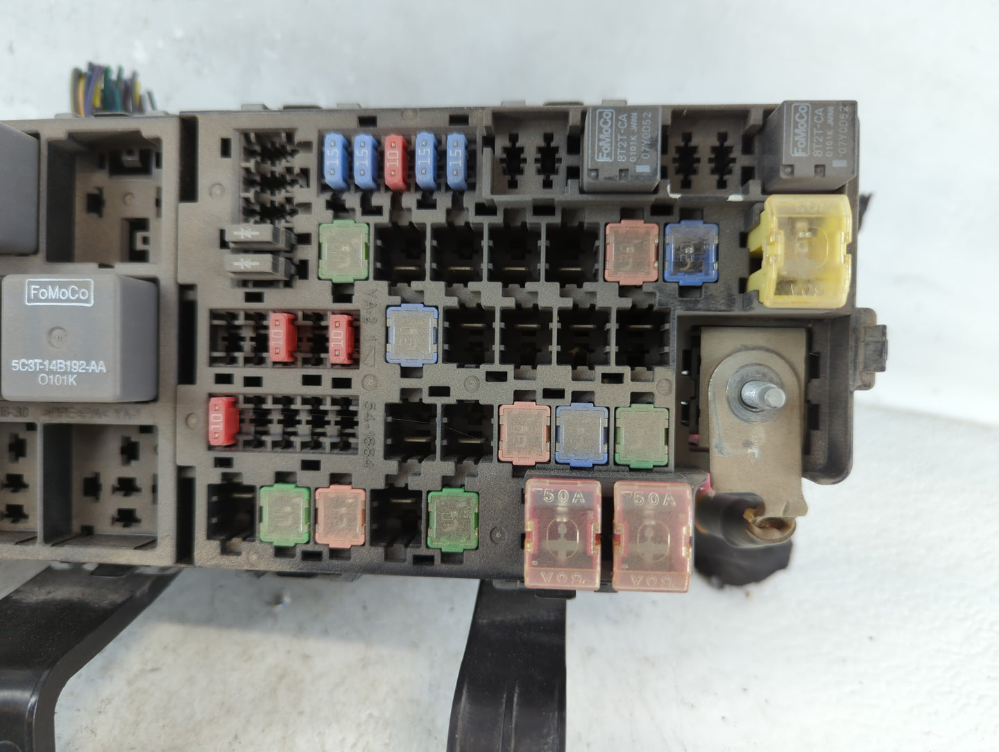 2010-2012 Ford Fusion Fusebox Fuse Box Panel Relay Module P/N:BE5T-14290-D Fits Fits 2010 2011 2012 OEM Used Auto Parts - Oe