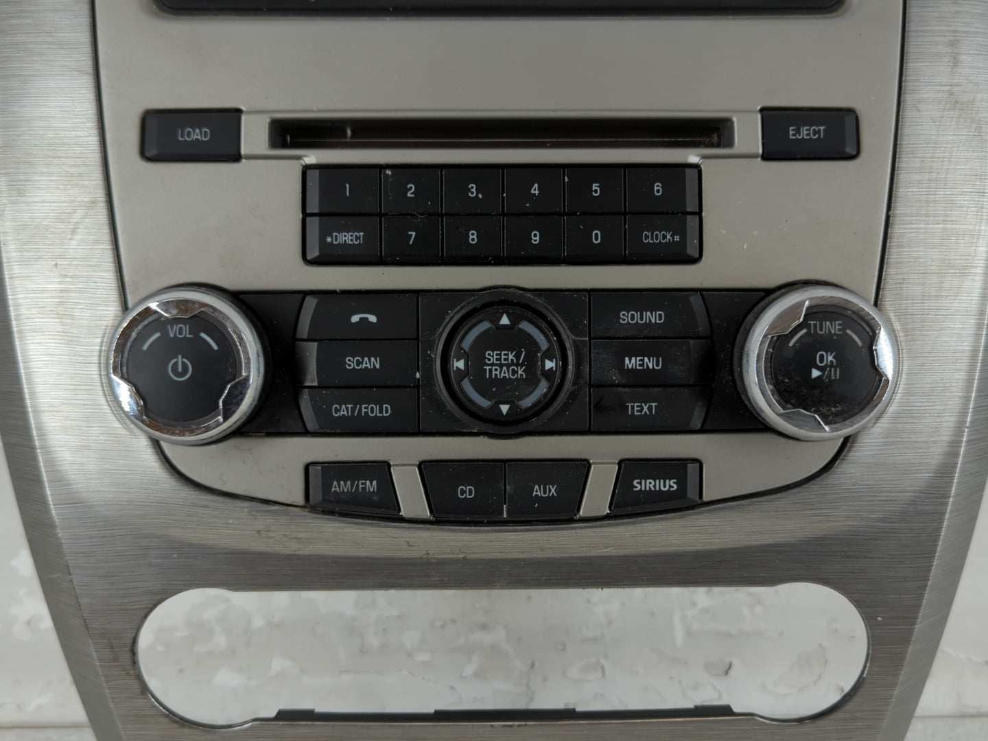 2010-2012 Ford Fusion Radio AM FM Cd Player Receiver Replacement P/N:9E5T-18A802-AE Fits Fits 2010 2011 2012 OEM Used Auto P