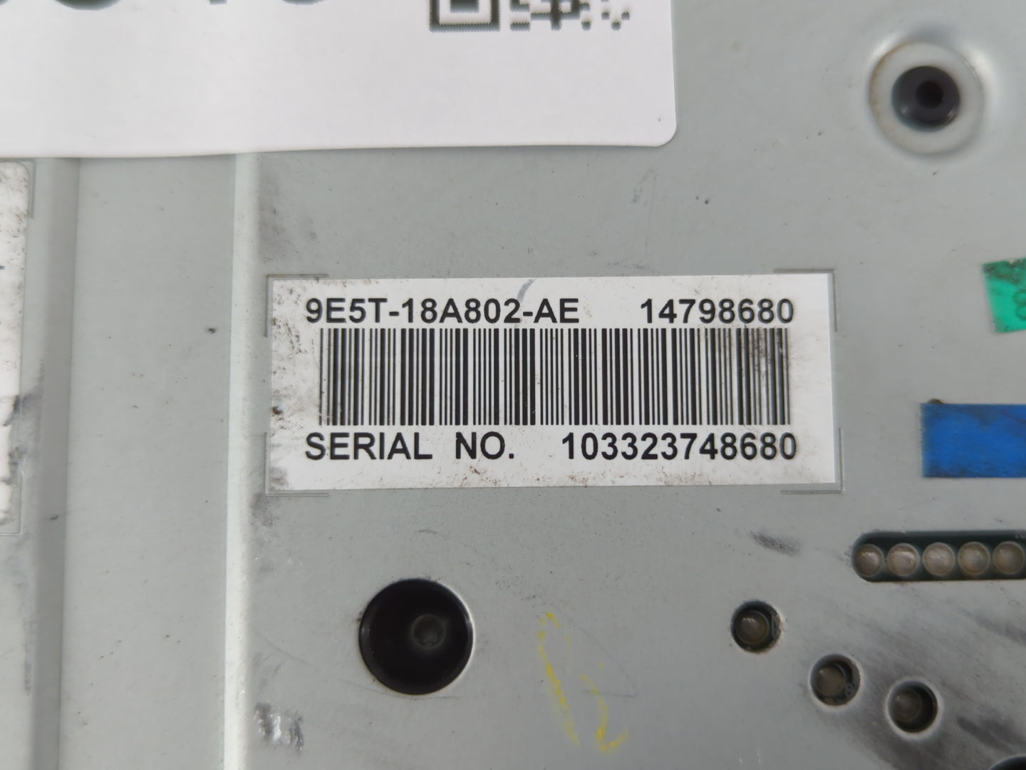 2010-2012 Ford Fusion Radio AM FM Cd Player Receiver Replacement P/N:9E5T-18A802-AE Fits Fits 2010 2011 2012 OEM Used Auto P