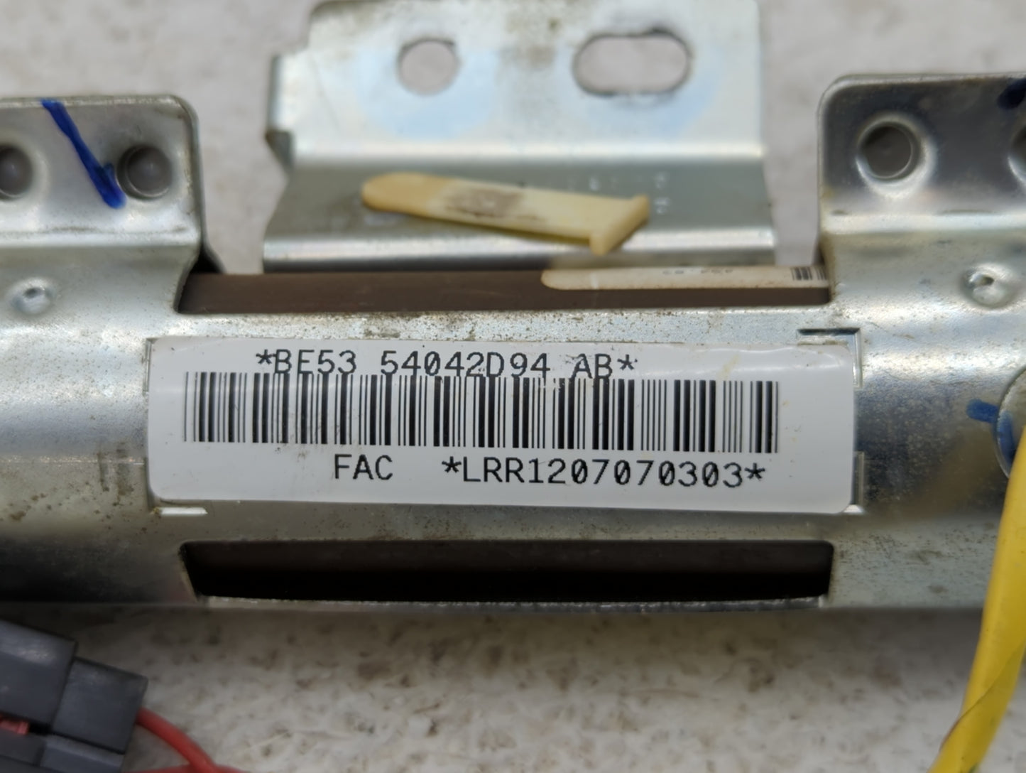 2009-2012 Ford Fusion Passenger Curtain Air Bag Oem - Oemusedautoparts1.com