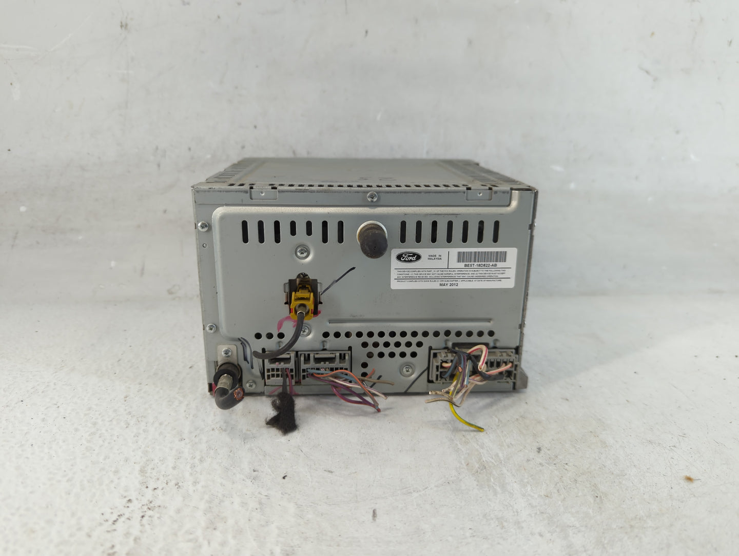 2012 Ford Fusion Radio AM FM Cd Player Receiver Replacement P/N:BE5T-18D822-AB Fits OEM Used Auto Parts - Oemusedautoparts1.