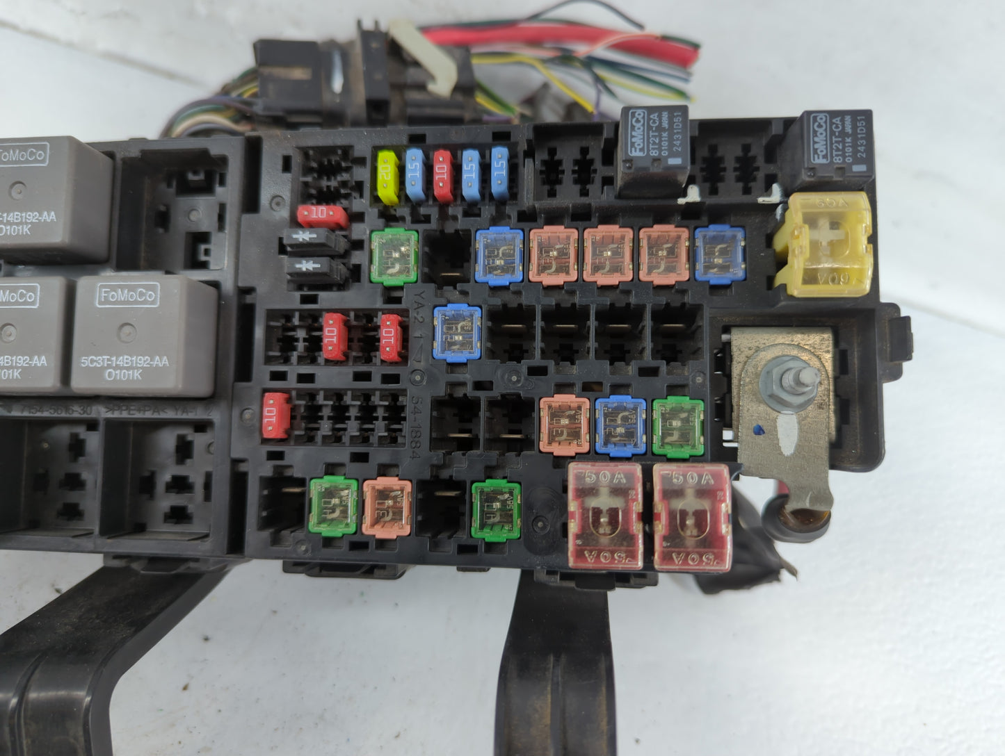 2010-2012 Ford Fusion Fusebox Fuse Box Panel Relay Module P/N:54-7146-30 Fits Fits 2010 2011 2012 OEM Used Auto Parts - Oemu