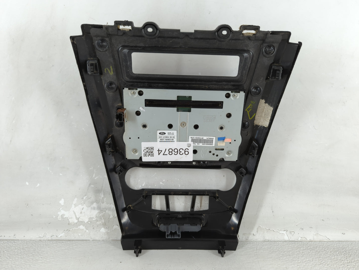 2010-2012 Ford Fusion Radio AM FM Cd Player Receiver Replacement P/N:9E5T-18A802-AE Fits Fits 2010 2011 2012 OEM Used Auto P