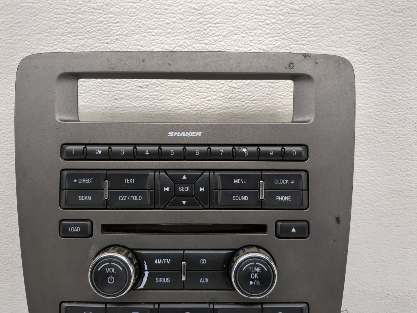 2011-2014 Ford Mustang Radio AM FM Cd Player Receiver Replacement P/N:CR3T-18A802-JA Fits Fits 2011 2012 2013 2014 OEM Used 