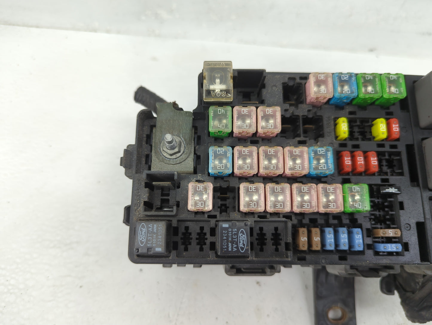 2012-2014 Ford Mustang Fusebox Fuse Box Panel Relay Module P/N:6E5T-14A003-AB Fits Fits 2012 2013 2014 OEM Used Auto Parts -