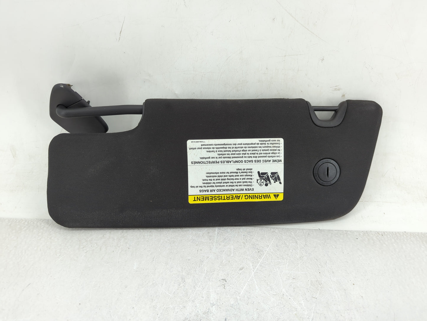 2012-2014 Ford Mustang Sun Visor Shade Replacement Passenger Right Mirror Fits Fits 2012 2013 2014 OEM Used Auto Parts - Oem