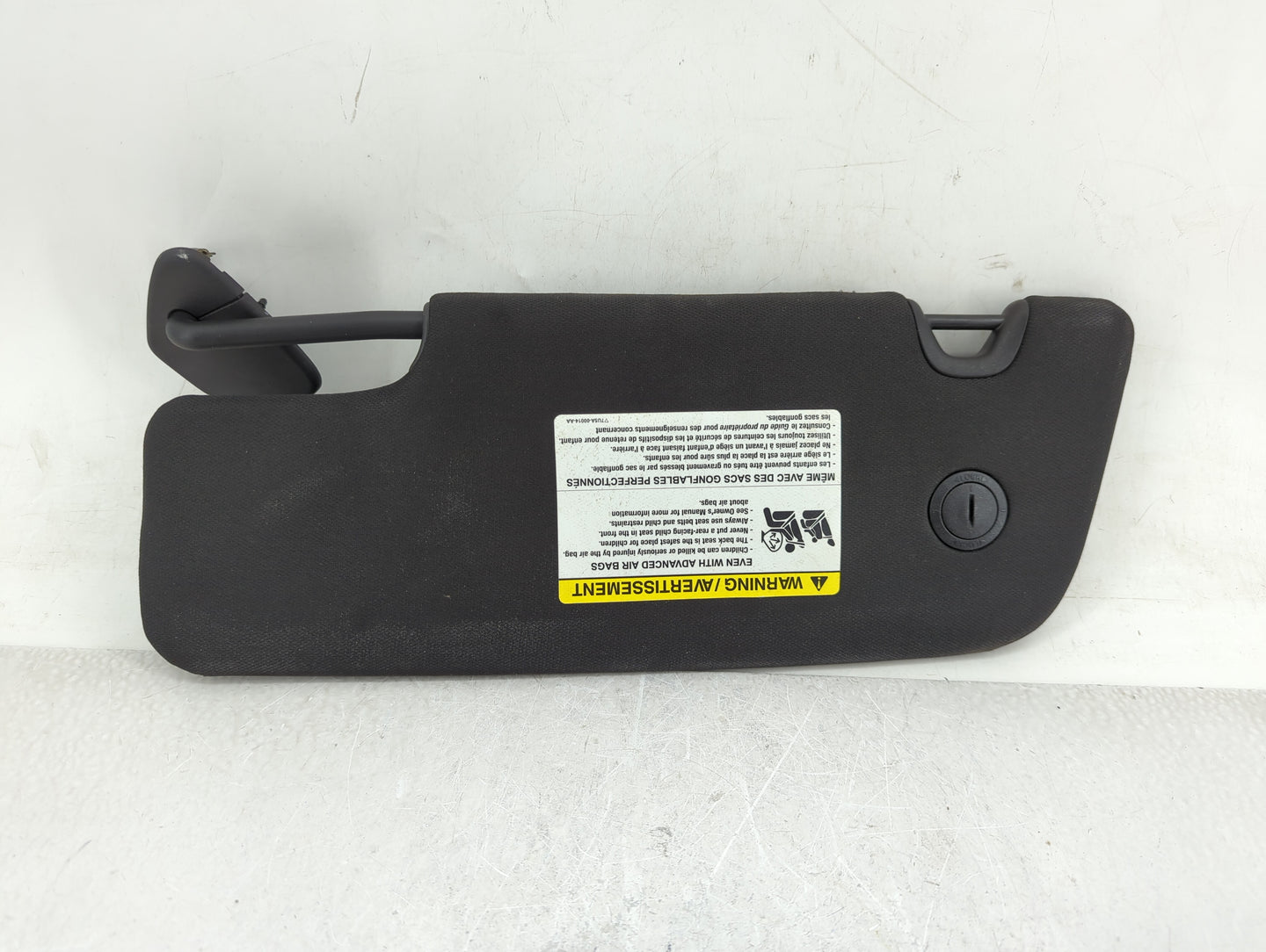 2012-2014 Ford Mustang Sun Visor Shade Replacement Passenger Right Mirror Fits Fits 2012 2013 2014 OEM Used Auto Parts - Oem