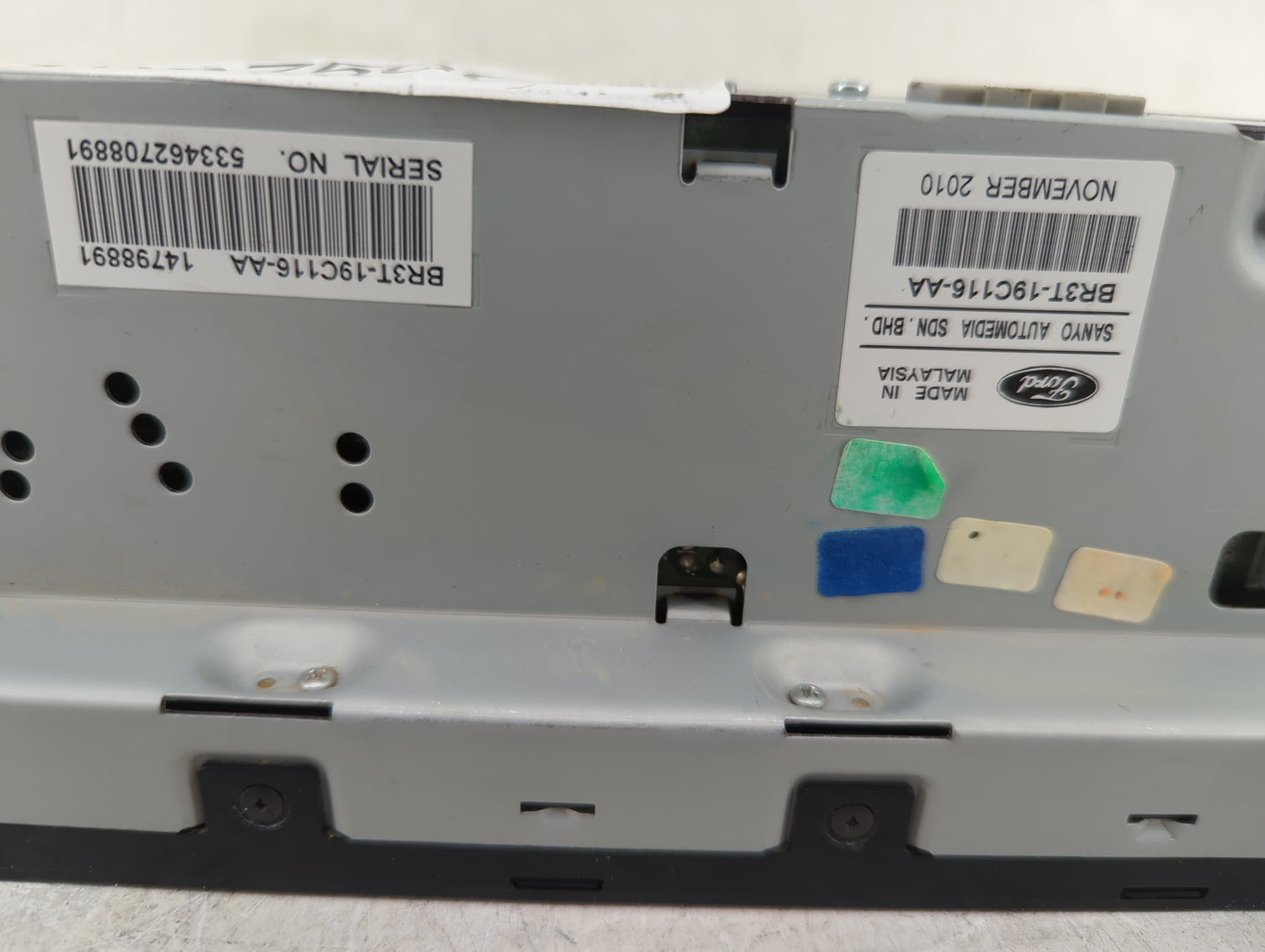2011-2014 Ford Mustang Radio AM FM Cd Player Receiver Replacement P/N:BR3T-19C116-AA Fits Fits 2011 2012 2013 2014 OEM Used 