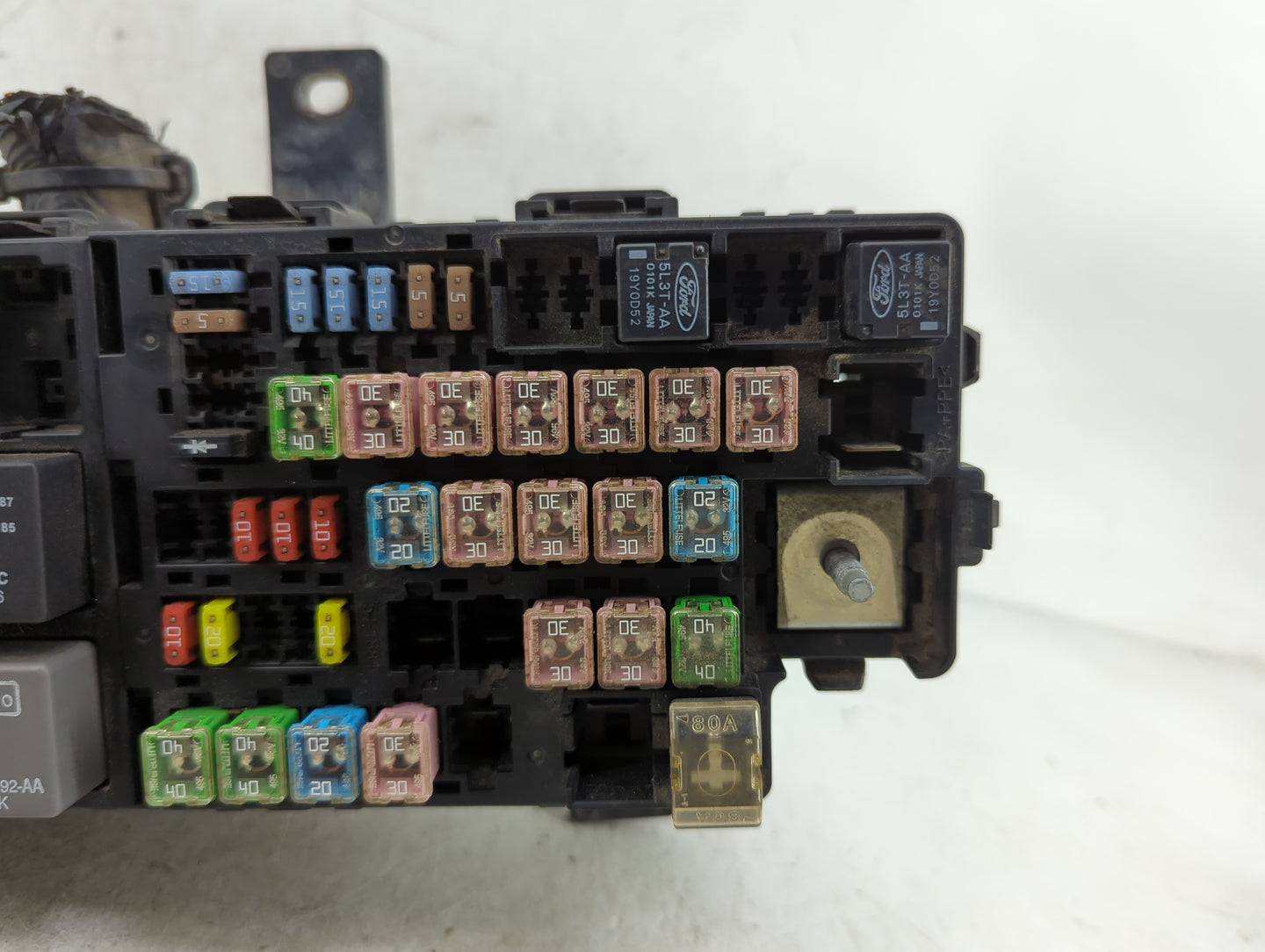 2012-2014 Ford Mustang Fusebox Fuse Box Panel Relay Module P/N:6E5T-14A003-AB Fits Fits 2012 2013 2014 OEM Used Auto Parts -