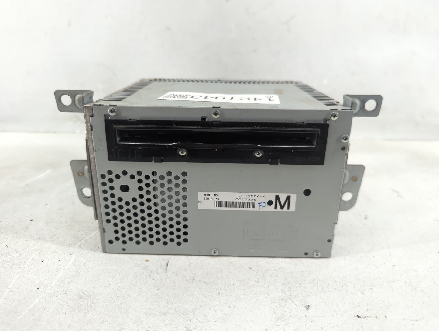 2011-2012 Ford Mustang Radio AM FM Cd Player Receiver Replacement Fits Fits 2011 2012 OEM Used Auto Parts - Oemusedautoparts