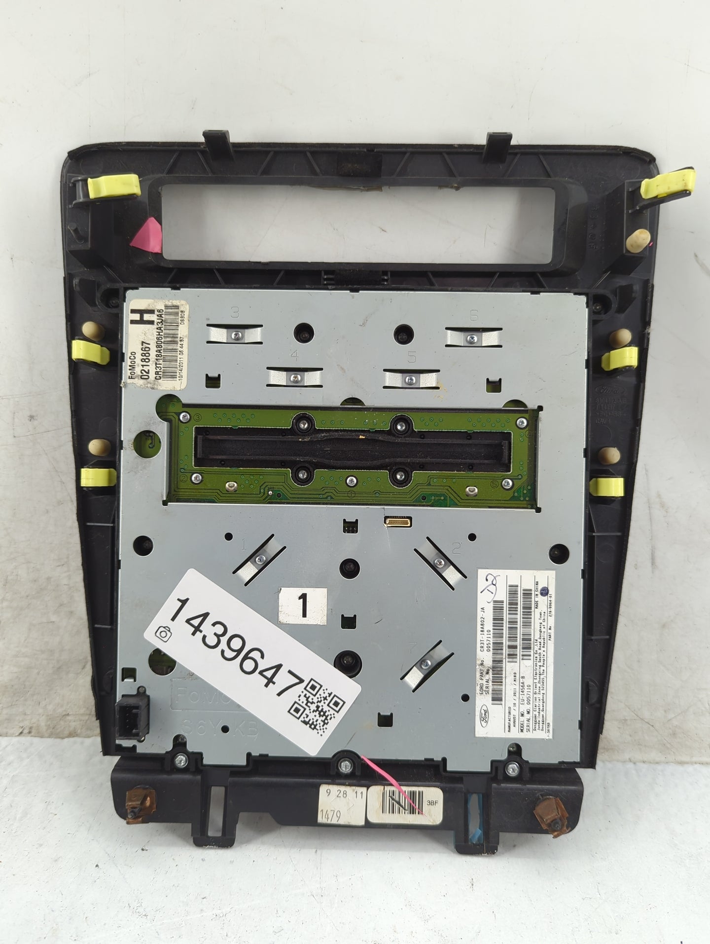 2012 Ford Mustang Climate Control Module Temperature AC/Heater Replacement P/N:CR3T18A806HA3JA6 0218867, CR3T-18A802-JA Fits