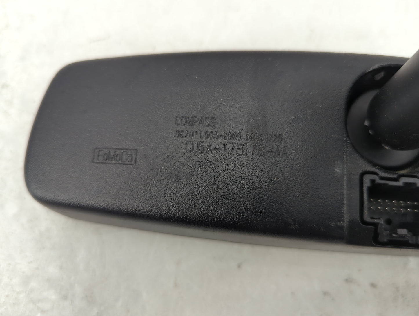 2010-2014 Ford Mustang Interior Rear View Mirror Replacement OEM P/N:CU5A-17E678-AA Fits Fits 2009 2010 2011 2012 2013 2014 