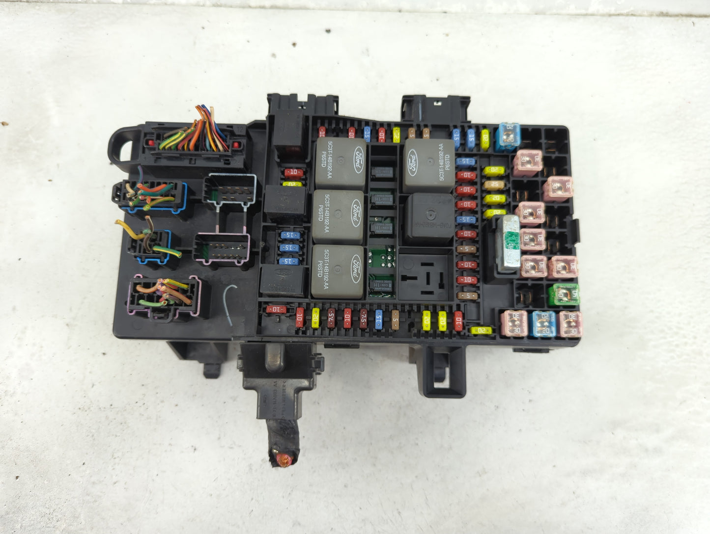 2012-2014 Ford Mustang Fusebox Fuse Box Panel Relay Module P/N:2L1T-14N003-DB 5C3T-14B192-AA Fits Fits 2012 2013 2014 OEM Us