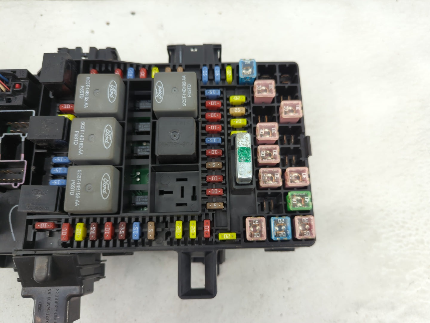 2012-2014 Ford Mustang Fusebox Fuse Box Panel Relay Module P/N:2L1T-14N003-DB 5C3T-14B192-AA Fits Fits 2012 2013 2014 OEM Us