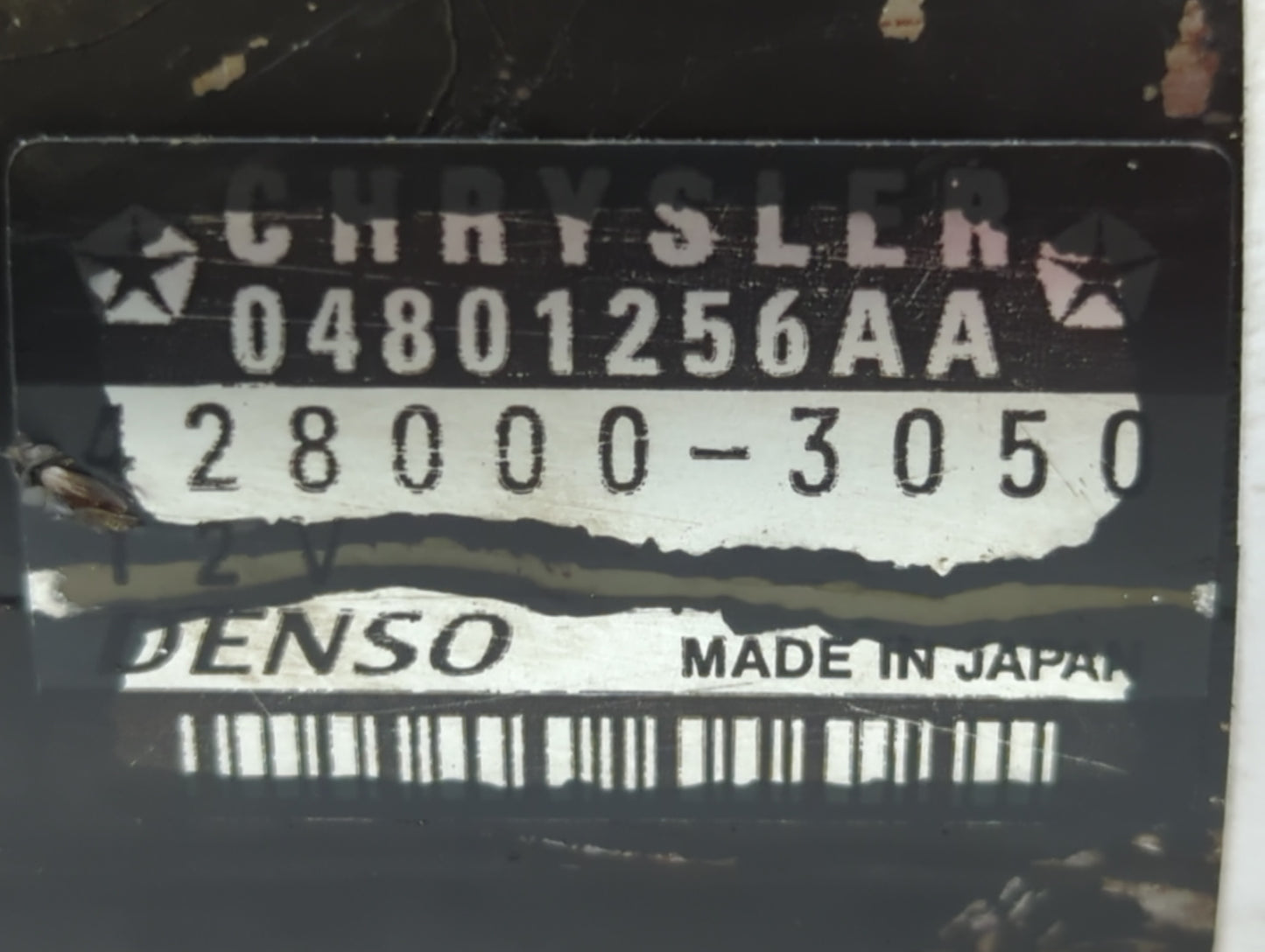 2011-2014 Ford Mustang Car Starter Motor Solenoid OEM P/N:04801256AA Fits Fits 2011 2012 2013 2014 OEM Used Auto Parts - Oem