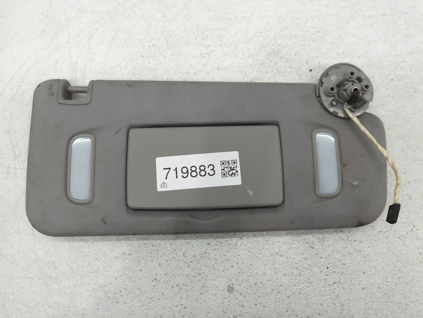 2012-2014 Ford Mustang Sun Visor Shade Replacement Passenger Right Mirror Fits Fits 2012 2013 2014 OEM Used Auto Parts - Oem