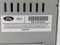 2011-2012 Ford Taurus Radio AM FM Cd Player Receiver Replacement P/N:BG1T-19C159-BB Fits Fits 2011 2012 OEM Used Auto Parts 