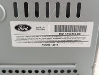 2011-2012 Ford Taurus Radio AM FM Cd Player Receiver Replacement P/N:BG1T-19C159-BB Fits Fits 2011 2012 OEM Used Auto Parts 