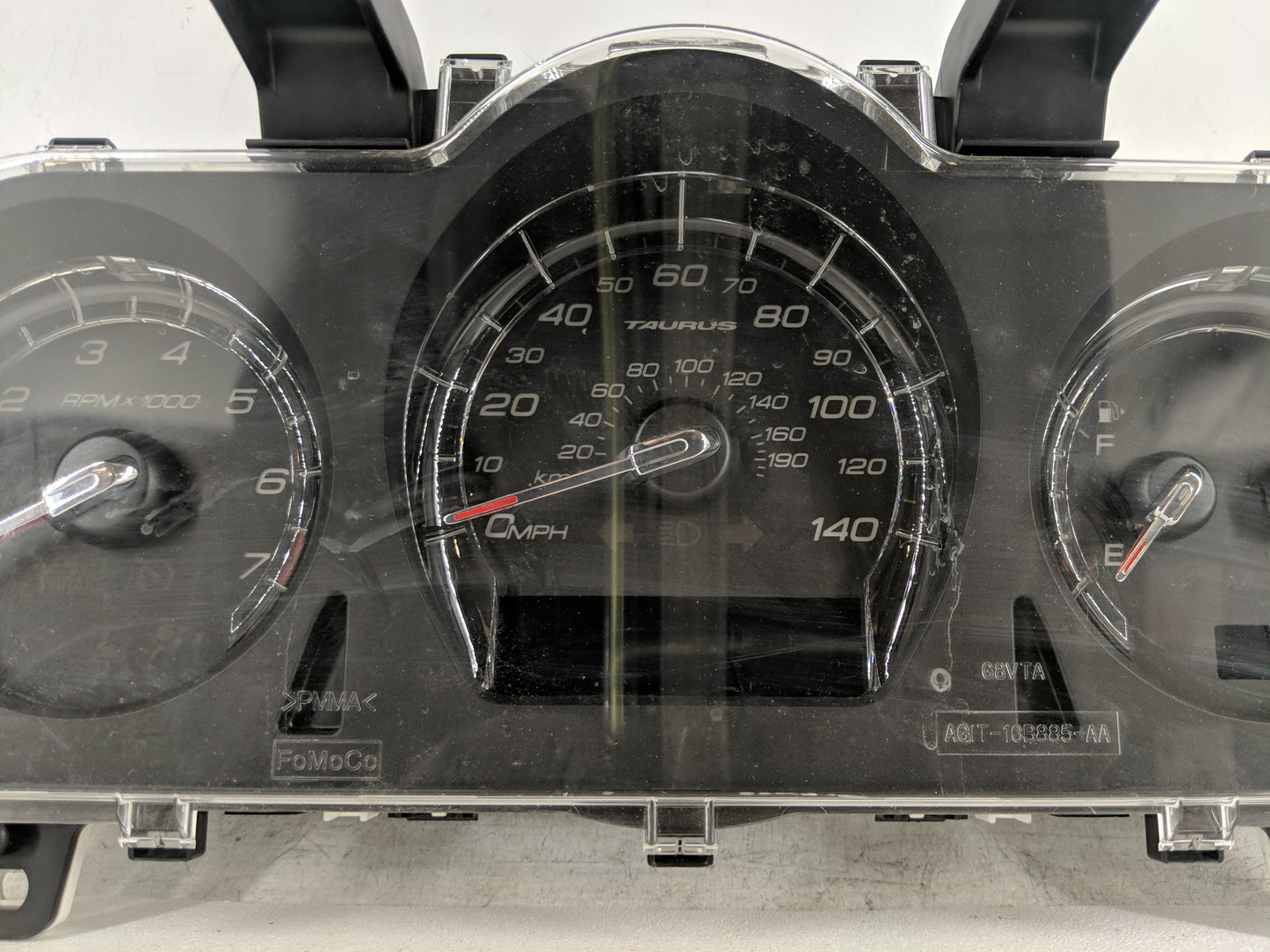 2011-2012 Ford Taurus Instrument Cluster Speedometer Gauges P/N:BG1T-10849-EF Fits Fits 2011 2012 OEM Used Auto Parts - Oemu
