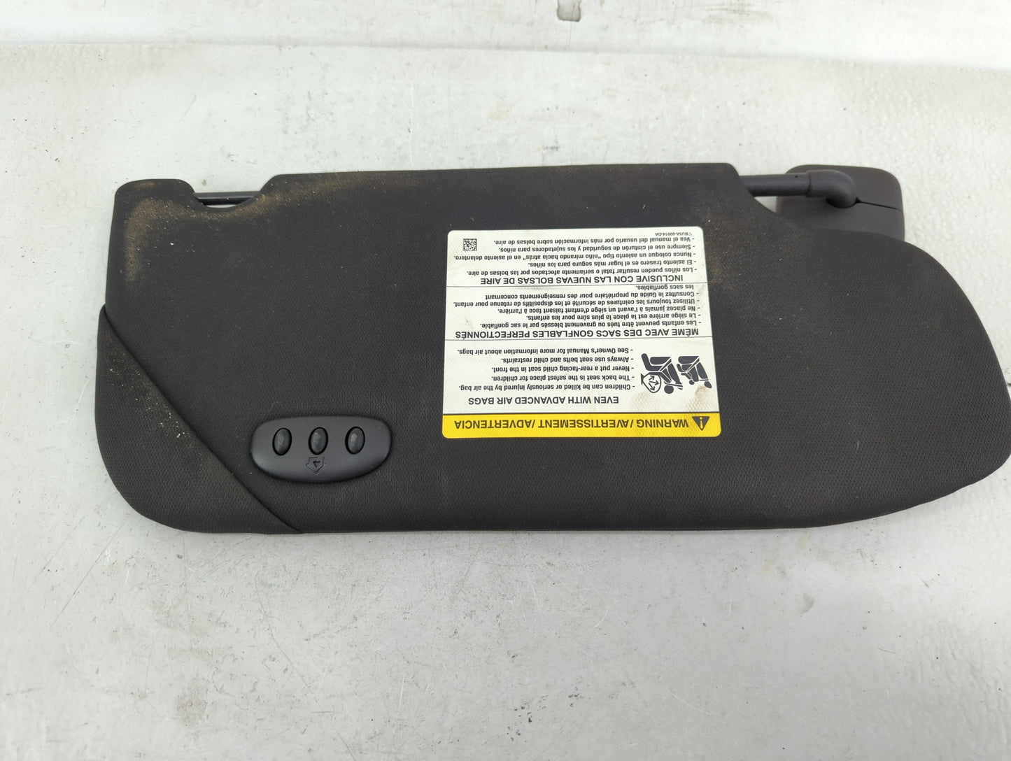 2013-2019 Ford Taurus Sun Visor Shade Replacement Passenger Right Mirror Fits OEM Used Auto Parts - Oemusedautoparts1.com