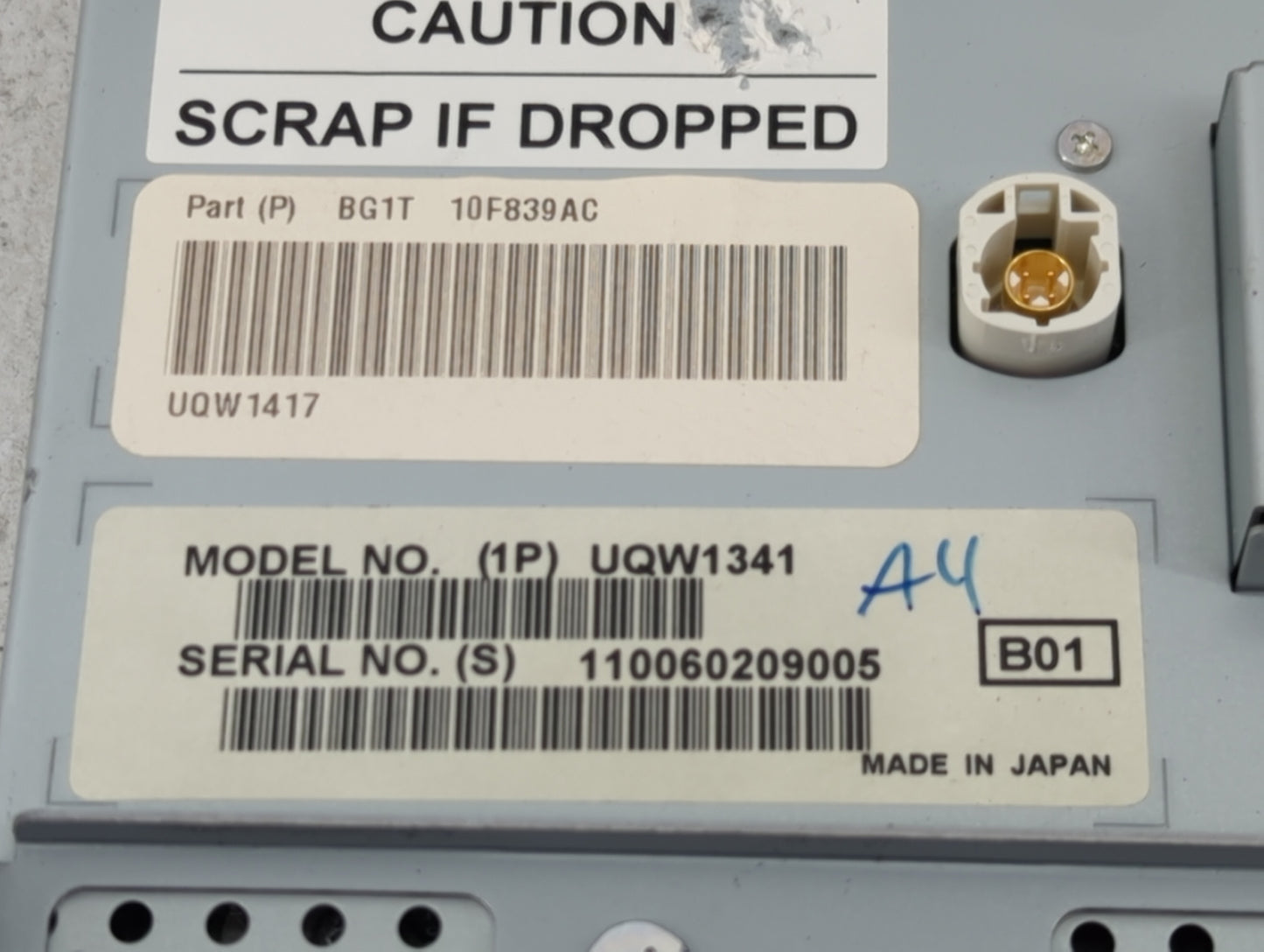 2012 Ford Taurus Information Display Screen - Oemusedautoparts1.com