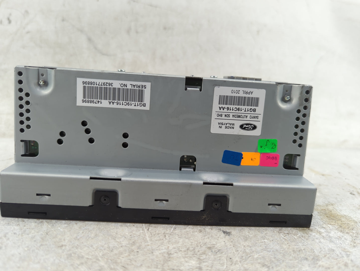 2010-2012 Ford Taurus Radio AM FM Cd Player Receiver Replacement P/N:14798896 BG1T-19C116-AA Fits Fits 2010 2011 2012 OEM Us