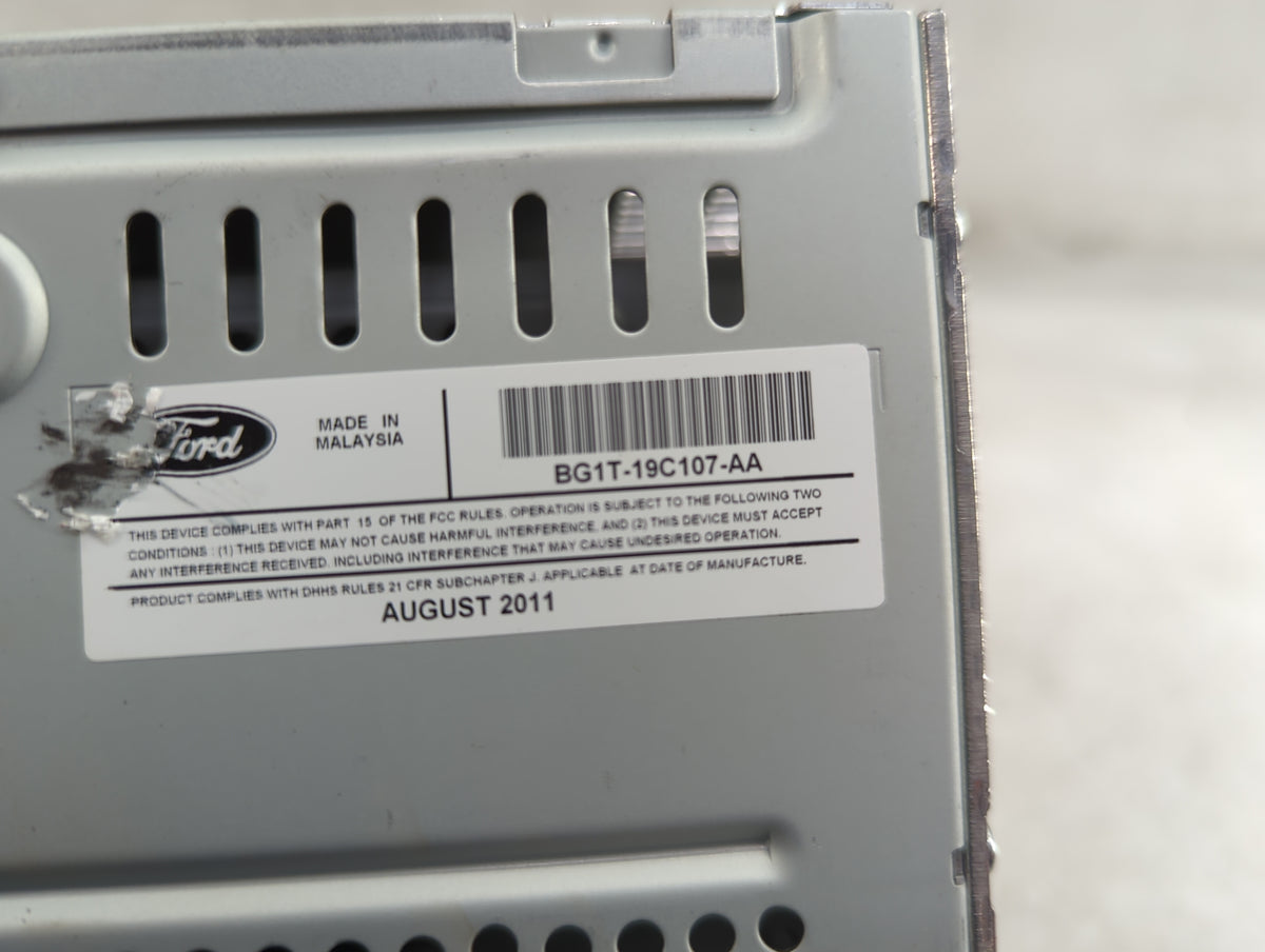 2011-2012 Ford Taurus Radio AM FM Cd Player Receiver Replacement P/N:BG1T-19C107-AA BG1T-19C159-AB Fits 2011 2012 OEM Used A