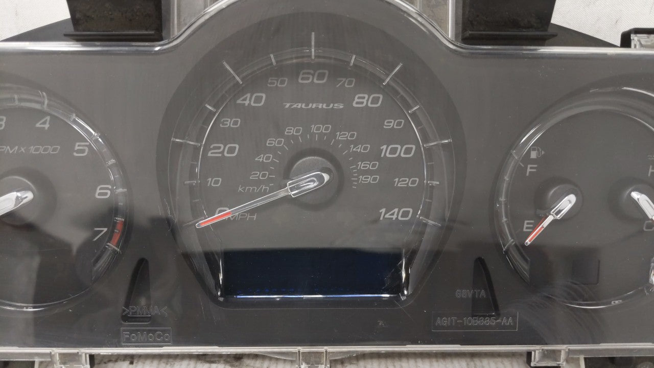 2011-2012 Ford Taurus Instrument Cluster Speedometer Gauges P/N:BG1T-10849-CF Fits Fits 2011 2012 OEM Used Auto Parts - Oemu