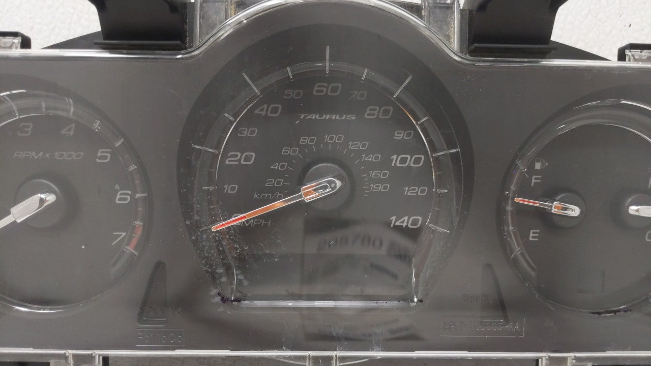 2011-2012 Ford Taurus Instrument Cluster Speedometer Gauges P/N:BG1T-10849-EF Fits Fits 2011 2012 OEM Used Auto Parts - Oemu