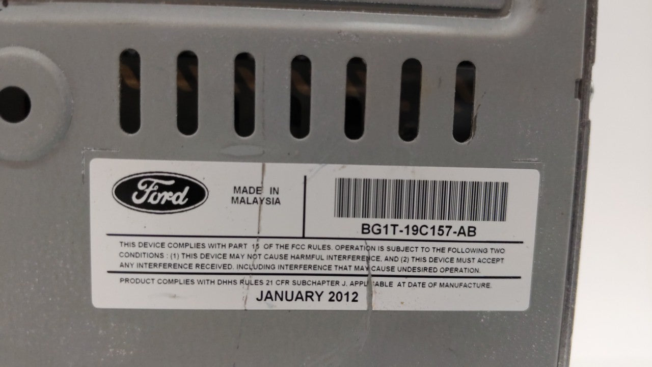 2011-2012 Ford Taurus Am Fm Cd Player Radio Receiver - Oemusedautoparts1.com