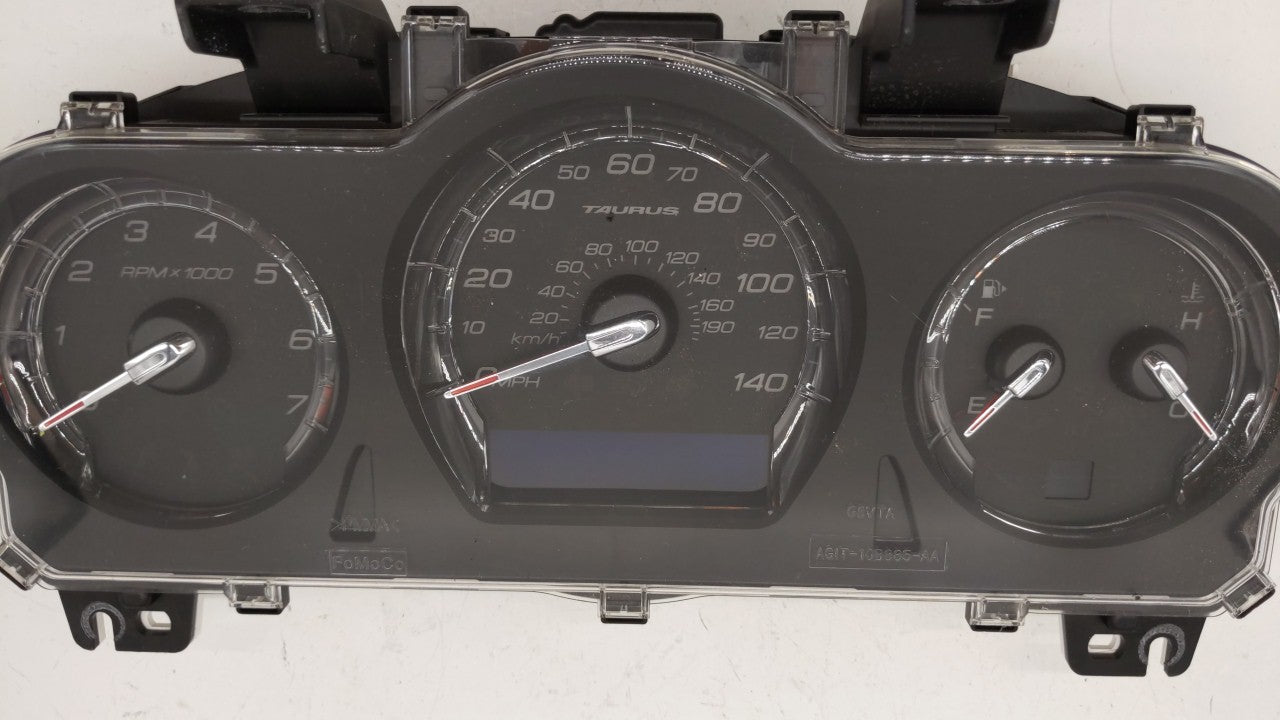 2011-2012 Ford Taurus Instrument Cluster Speedometer Gauges P/N:BG1T-10849-EF Fits Fits 2011 2012 OEM Used Auto Parts - Oemu