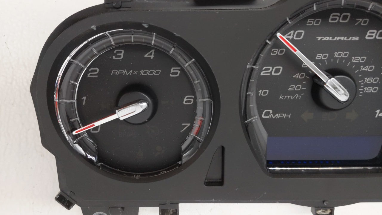2011-2012 Ford Taurus Instrument Cluster Speedometer Gauges P/N:BG1T-10849-EF Fits Fits 2011 2012 OEM Used Auto Parts - Oemu