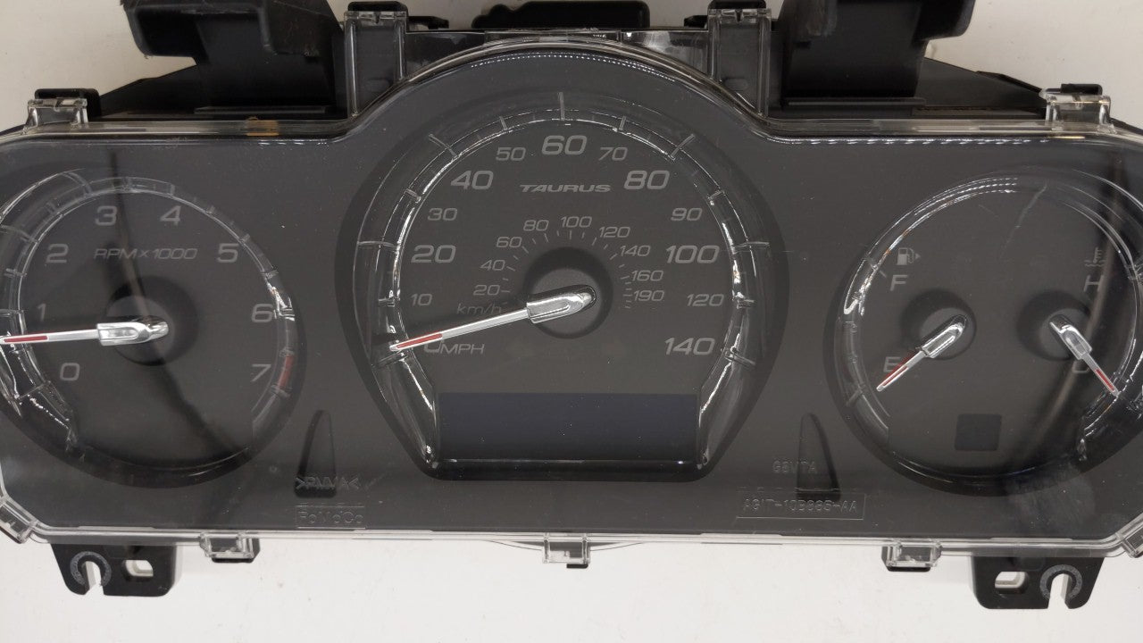 2011-2012 Ford Taurus Instrument Cluster Speedometer Gauges P/N:BG1T-10849-CF Fits Fits 2011 2012 OEM Used Auto Parts - Oemu
